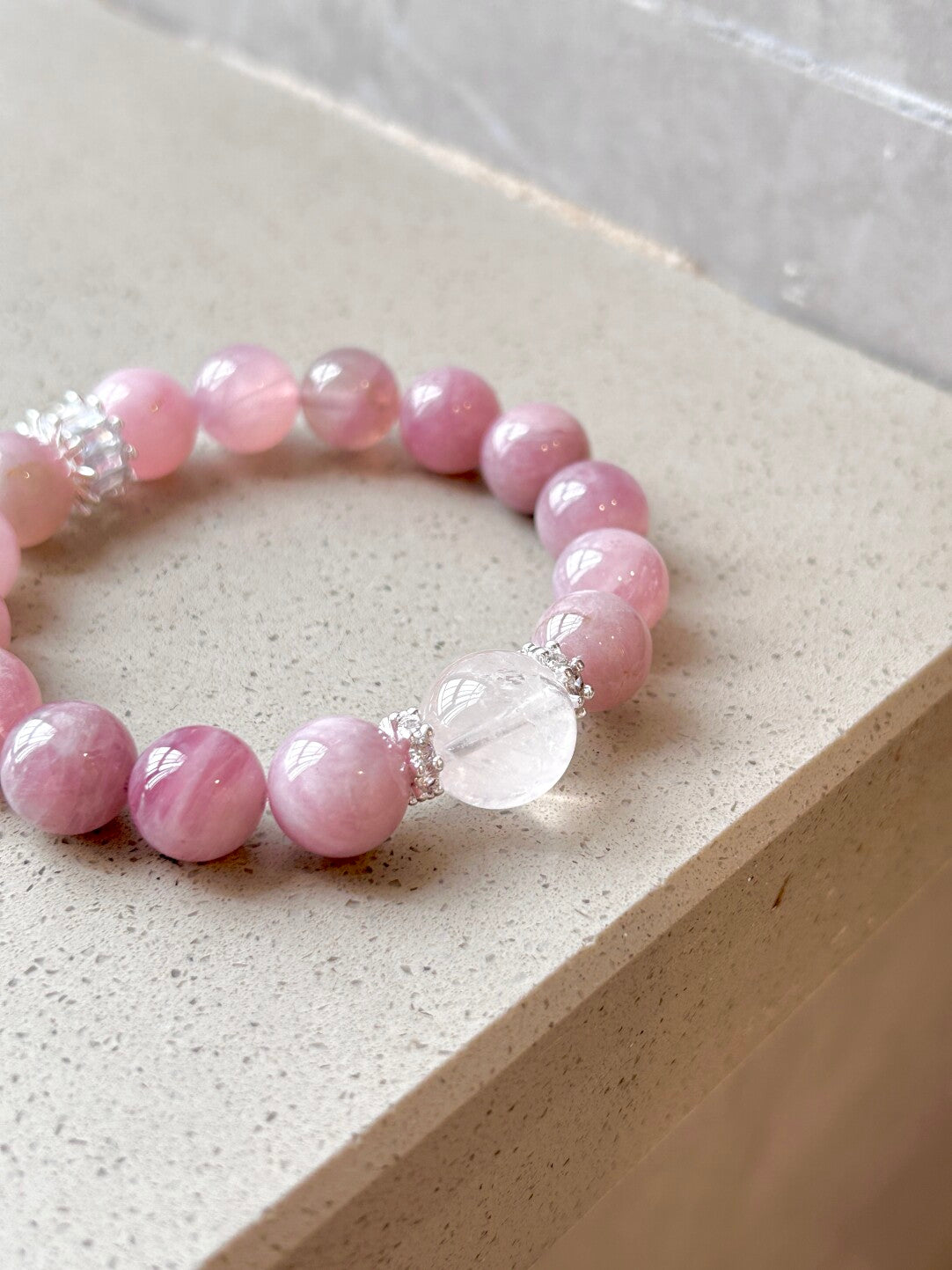 Attract Love Find love-High-end pink crystal bracelet