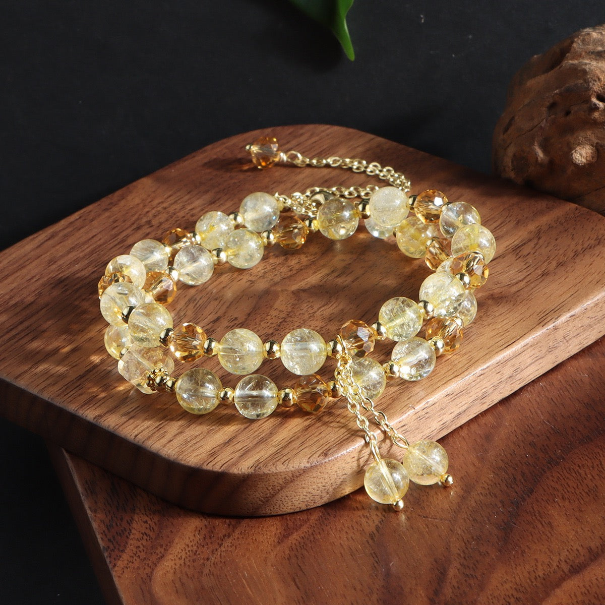 Yellow Crystal bracelet