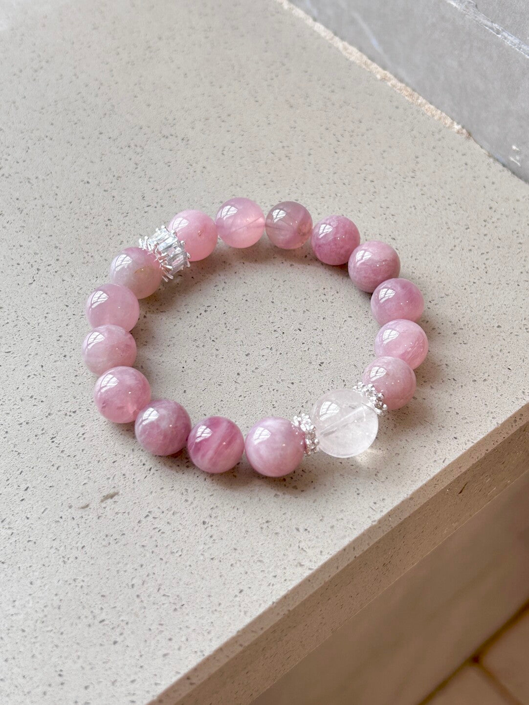 Attract Love Find love-High-end pink crystal bracelet